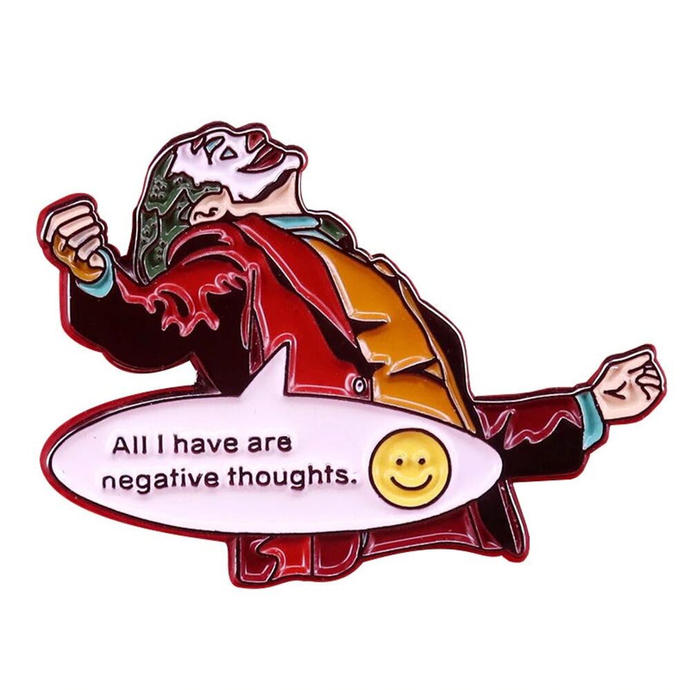 Joker All I have Are Negative Thoughts Enamel Pins 196